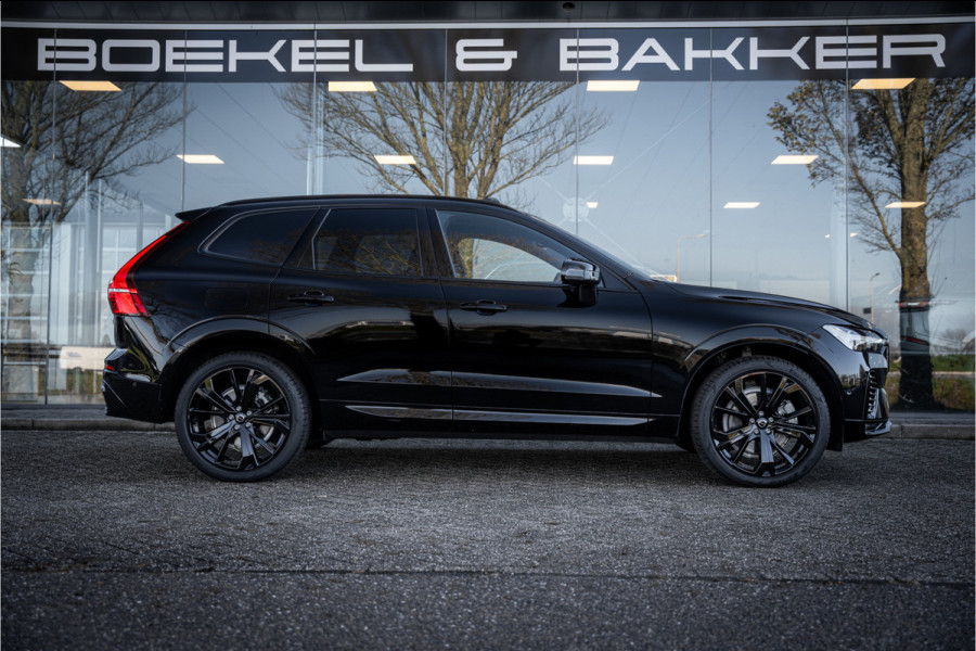 Volvo XC60 T6 Recharge Ultimate Black Edition ** Leer ** B&W ** Four-C luchtvering ** Trekhaak