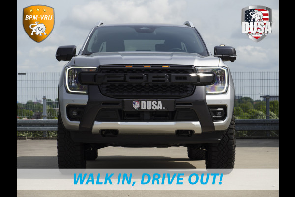 Ford Ranger 2.3L | Wildtrak | PHEV | Liftkit | Raptor Grille | Mud-Tec Rolcover | 3.500kg trekken | Iconic Silver Getoonde accessoires zijn verkrijgbaar tegen meerprijs