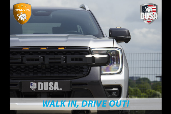 Ford Ranger 2.3L | Wildtrak | PHEV | Liftkit | Raptor Grille | Mud-Tec Rolcover | 3.500kg trekken | Iconic Silver Getoonde accessoires zijn verkrijgbaar tegen meerprijs