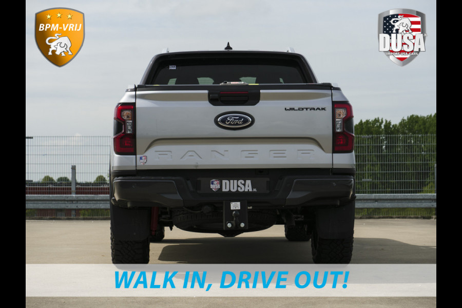 Ford Ranger 2.3L | Wildtrak | PHEV | Liftkit | Raptor Grille | Mud-Tec Rolcover | 3.500kg trekken | Iconic Silver Getoonde accessoires zijn verkrijgbaar tegen meerprijs