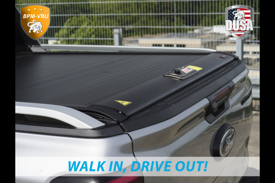 Ford Ranger 2.3L | Wildtrak | PHEV | Liftkit | Raptor Grille | Mud-Tec Rolcover | 3.500kg trekken | Iconic Silver Getoonde accessoires zijn verkrijgbaar tegen meerprijs