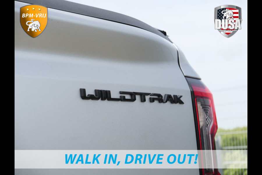Ford Ranger 2.3L | Wildtrak | PHEV | Liftkit | Raptor Grille | Mud-Tec Rolcover | 3.500kg trekken | Iconic Silver Getoonde accessoires zijn verkrijgbaar tegen meerprijs