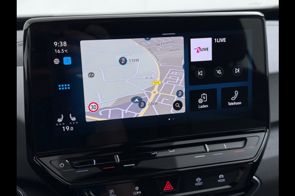Volkswagen ID.3 Pro 62kWh SOH 93% Navi-Pro Ecc Stoel+Stuurverwarming Adap.Cruise Apple Carplay Android Auto Pdc Lmv Isofix Bluetooth Led Rijstrooksensor Verkeersbord Keyless Dab Comfort Pakket 1e Eigenaar Origineel Nederlandse Auto