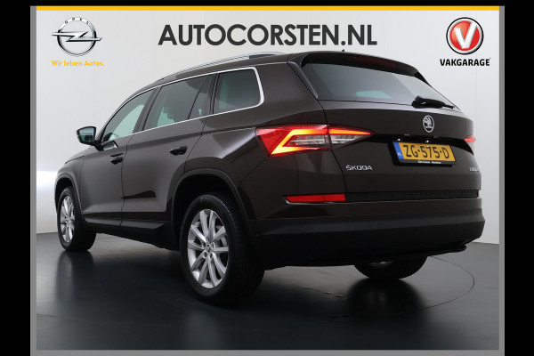 Škoda Kodiaq 1.5TSI Automaat Style Business Navi 3-Zone Ecc Adap.Cruise 360°Camera Elek.Stoel+Memory Apple Carplay Android Auto Pdc Stoelverwarming Elek.Achterklep Led Lmv Isofix P-Assist Regen-Lichtsensor Dealeronderhouden 1e Eigenaar Origineel Nederlandse Auto