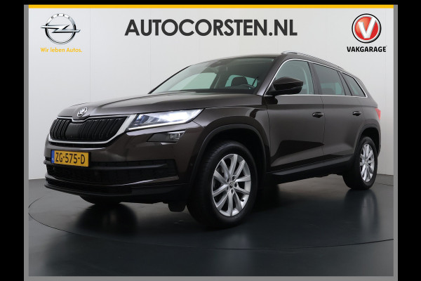 Škoda Kodiaq 1.5TSI Automaat Style Business Navi 3-Zone Ecc Adap.Cruise 360°Camera Elek.Stoel+Memory Apple Carplay Android Auto Pdc Stoelverwarming Elek.Achterklep Led Lmv Isofix P-Assist Regen-Lichtsensor Dealeronderhouden 1e Eigenaar Origineel Nederlandse Auto