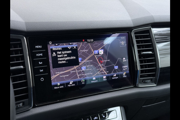 Škoda Kodiaq 1.5TSI Automaat Style Business Navi 3-Zone Ecc Adap.Cruise 360°Camera Elek.Stoel+Memory Apple Carplay Android Auto Pdc Stoelverwarming Elek.Achterklep Led Lmv Isofix P-Assist Regen-Lichtsensor Dealeronderhouden 1e Eigenaar Origineel Nederlandse Auto