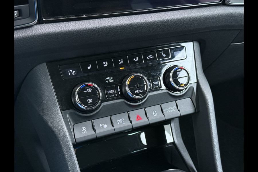 Škoda Kodiaq 1.5TSI Automaat Style Business Navi 3-Zone Ecc Adap.Cruise 360°Camera Elek.Stoel+Memory Apple Carplay Android Auto Pdc Stoelverwarming Elek.Achterklep Led Lmv Isofix P-Assist Regen-Lichtsensor Dealeronderhouden 1e Eigenaar Origineel Nederlandse Auto