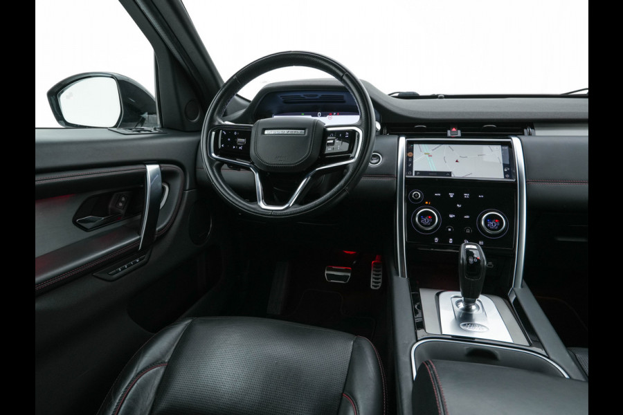 Land Rover Discovery Sport P300e 1.5 R-Dynamic HSE Black Exterior Pack AWD (Plug-in) (INCL-BTW) *LEATHER | FULL-LED | DIGI-COCKPIT | MERIDIAN-AUDIO | BLINDSPOT | KEYLESS | SHIFTPADDLES | PRIVACYGLASS | NAVI-FULLMAP | ECC | MEMORY-PACK | PDC | CRUISE | 20''ALU*