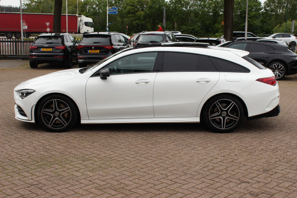 Mercedes-Benz CLA-Klasse Shooting Brake 250 4MATIC Premium / AMG Diffuser / Panoramadak / 360Camera / Burmester / 19'' / Sfeerverlichting / CarPlay / Stoelverwarming / Cruise Control