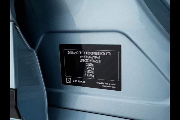 ZEEKR 001 AWD Privilege 100 kWh [ 3-Fase-22 kW] {SOH-94%} (INCL-BTW) Aut. *PANO | LEATHER-MICROFIBRE | FULL-LED | BLINDSPOT | ADAPTIVE-CRUISE | YAMAHA-SOUND | HEATED-COMFORTSEATS | AMBIENTLIGHT | AIRSUSPENSION | NAVI-FULLMAP | PRIVACY-GLASS |  HEAD-
