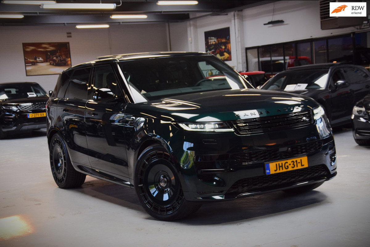 Land Rover Range Rover Sport 3.0 P460e Dynamic HSE PHEV 1e Eig.|Massage|24"URBAN|Britisch Racing Green