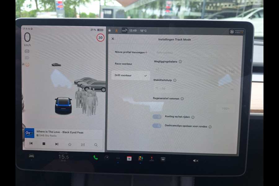 Tesla Model 3 Performance AWD 75 kWh | SOH: 94,2% | 20"LM | Drift Modus | Track Mode |