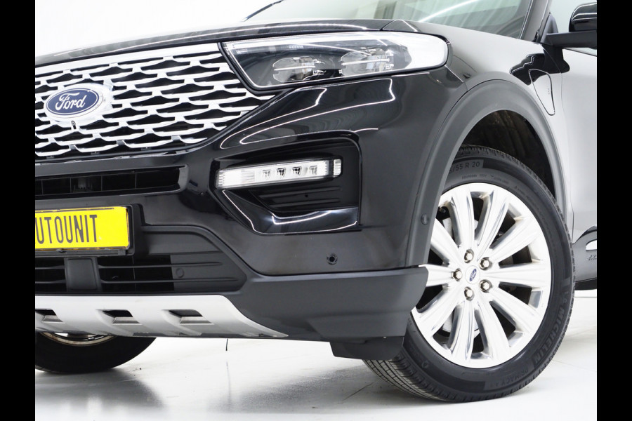 Ford Explorer 3.0 V6 EcoBoost PHEV Platinum 7P | Panoramadak | Trekhaak | B&O Audio | Massage | 360 | Keyless | Adaptive Cruise |
