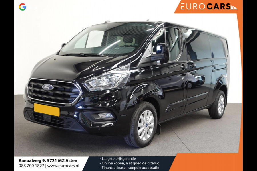 Ford Transit Custom 300 2.0 TDCI L2H1 Limited Dubbele Cabine Automaat Navi Airco 2 Schuifdeuren Trekhaak Parkeersensoren Carplay
