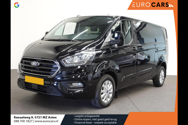 Ford Transit Custom 300 2.0 TDCI L2H1 Limited Dubbele Cabine Automaat Navi Airco 2 Schuifdeuren Trekhaak Parkeersensoren Carplay