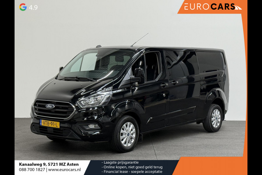 Ford Transit Custom 300 2.0 TDCI L2H1 Limited Dubbele cabine Automaat Navi Airco 2 Schuifdeuren Trekhaak PDC Carplay DAB