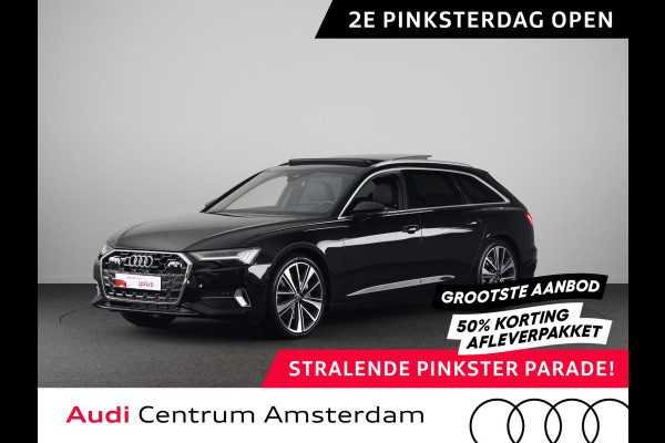 Audi A6 Avant 50 TFSI e quattro Advanced edition 299pk| Panoramadak | Head Up Display | Trekhaak | Lederen bekleding | Parkeercamera