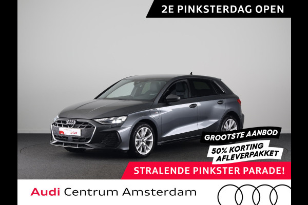 Audi A3 Sportback 40 TFSI e S edition 204pk S-tronic | Verlengde garantie | Navigatie | Parkeersensoren (Park assist) | Adaptieve cruise control | Stoelverwarming | S-Line |
