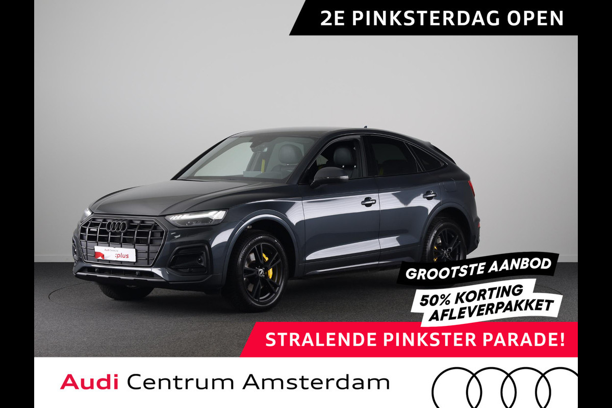 Audi Q5 Sportback 50 TFSI e S edition 299pk | Navigatie | Trekhaak | Parkeercamera | Stoelverwarming | Lichtmetalen velgen