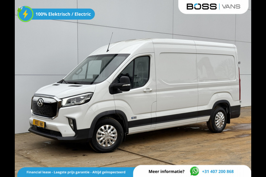 Maxus eDeliver 9 L3H2 72kWh Nieuw! 405KM WLTP L3H2 204 PK 72kWh Snelladen Laadkabel Cruise control Led Airco Apple Carplay Achteruitrij Camera Parkeersensoren BPM vrij