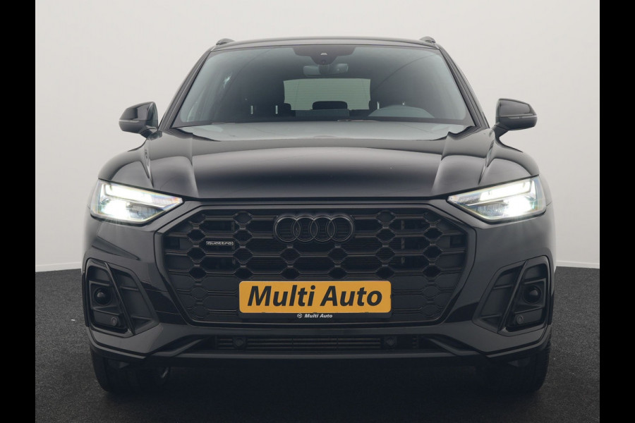 Audi Q5 50 TFSI e S edition PHEV 300pk Dealer O.H. | Trekhaak Af Fabriek | Camera | Lederen Sportstoelen Verwarmd | Sfeerverlichting | Keyless | Blis | Navigatie | DAB | 20"L.M | Virtual | Plug In Hybrid |