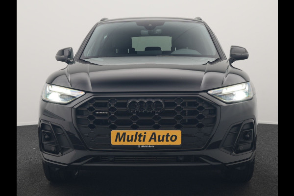 Audi Q5 50 TFSI e S edition PHEV 300pk Dealer O.H. | Trekhaak Af Fabriek | Camera | Lederen Sportstoelen Verwarmd | Sfeerverlichting | Keyless | Blis | Navigatie | DAB | 20"L.M | Virtual | Plug In Hybrid |