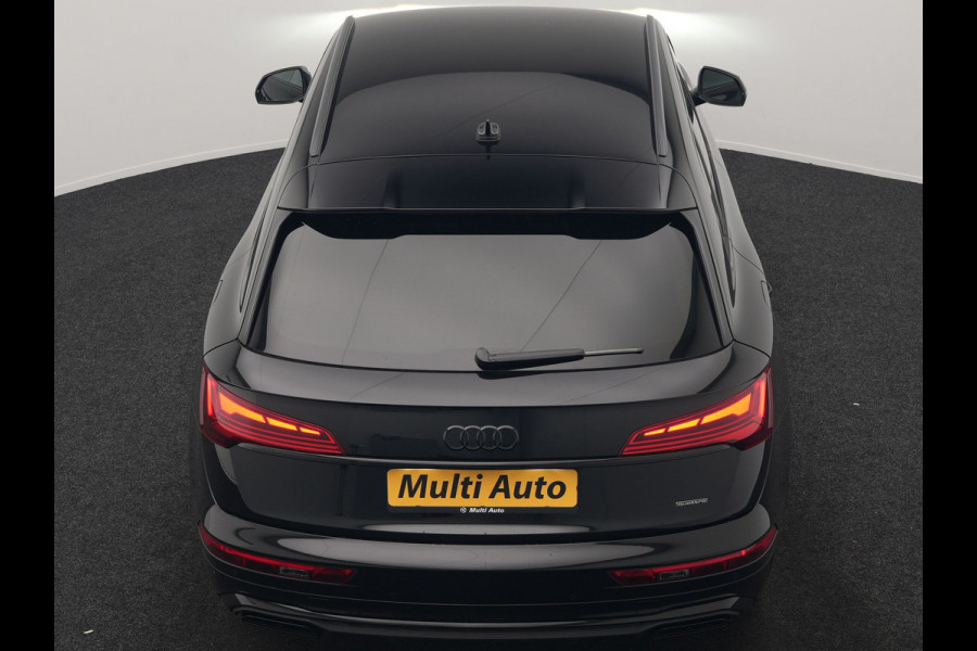 Audi Q5 50 TFSI e S edition PHEV 300pk Dealer O.H. | Trekhaak Af Fabriek | Camera | Lederen Sportstoelen Verwarmd | Sfeerverlichting | Keyless | Blis | Navigatie | DAB | 20"L.M | Virtual | Plug In Hybrid |