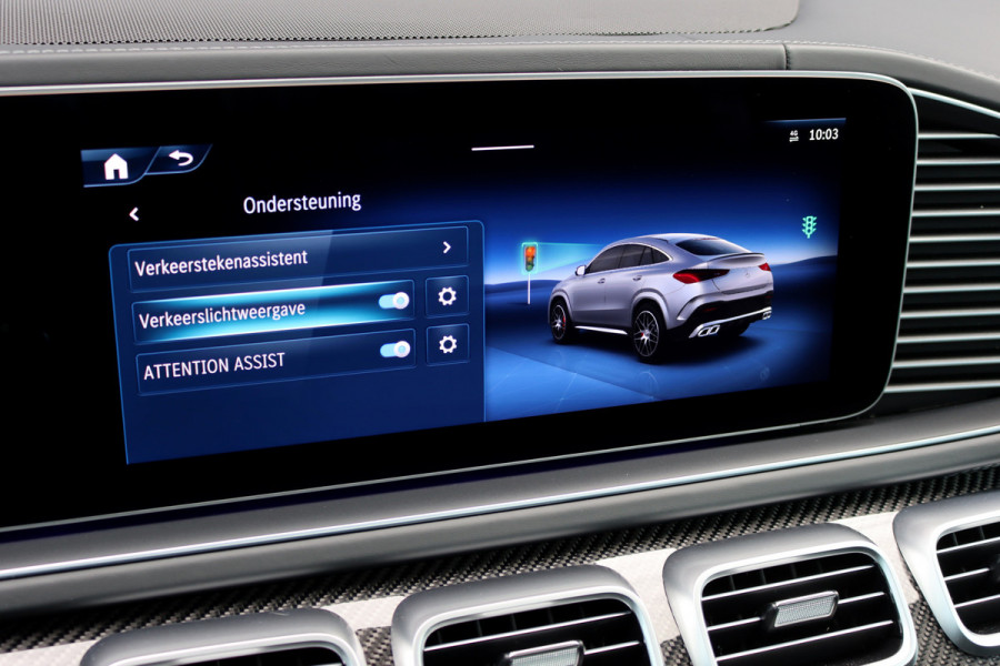 Mercedes-Benz GLE Coupé AMG 63 S 4MATIC+ | Facelift | Airmatic | Distronic+ | Akra | AMG Drivers Package | Softclose | Burmester | Massage | Stoelventilatie | HUD | Trekhaak | Verwarmd Stuurwiel |