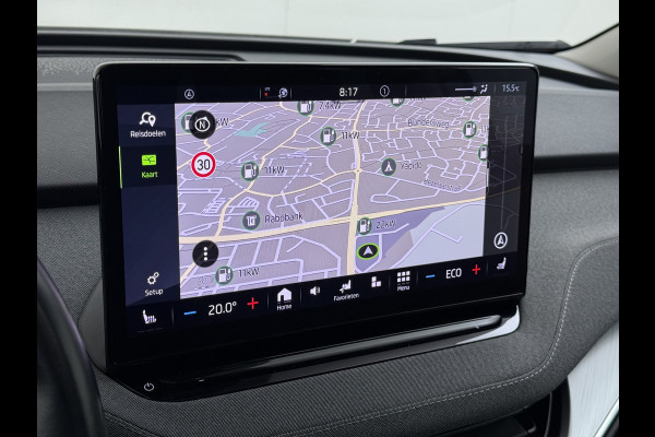 Škoda ENYAQ iV 80 SOH 90% Panoramadak 3-Zone Ecc Adap.Cruise Camera Navi Apple Carplay Android Auto Pdc Stoel+Stuurverwarming Lmv Led Privacy Glas Keyless advanced Dodehoek detectie File assistent Verkeersbord detectie 1e Eigenaar Dealeronderhouden Origineel Nederlandse Auto