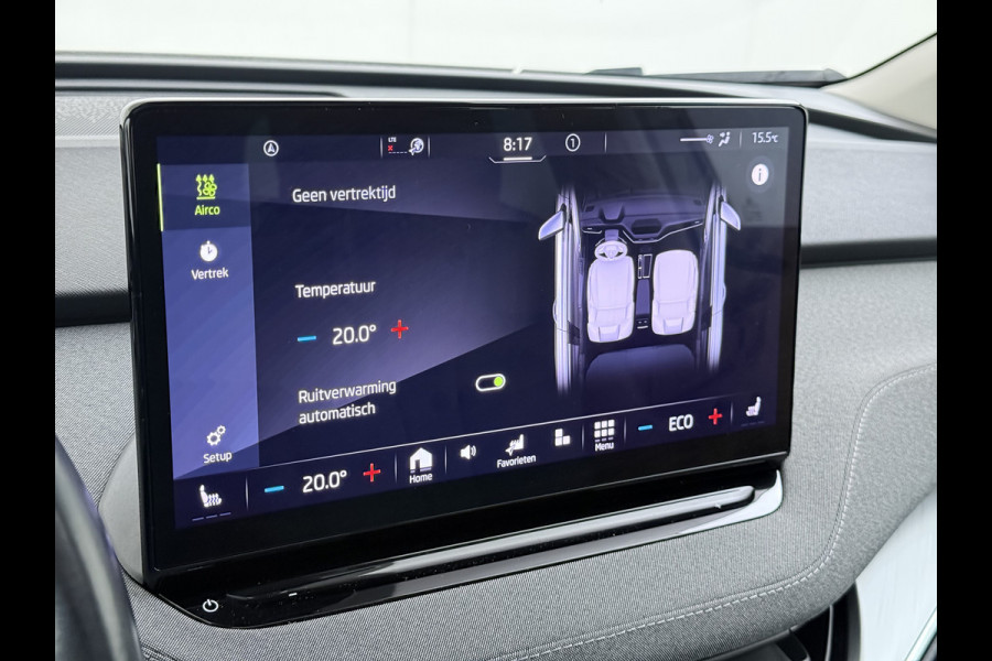 Škoda ENYAQ iV 80 SOH 90% Panoramadak 3-Zone Ecc Adap.Cruise Camera Navi Apple Carplay Android Auto Pdc Stoel+Stuurverwarming Lmv Led Privacy Glas Keyless advanced Dodehoek detectie File assistent Verkeersbord detectie 1e Eigenaar Dealeronderhouden Origineel Nederlandse Auto