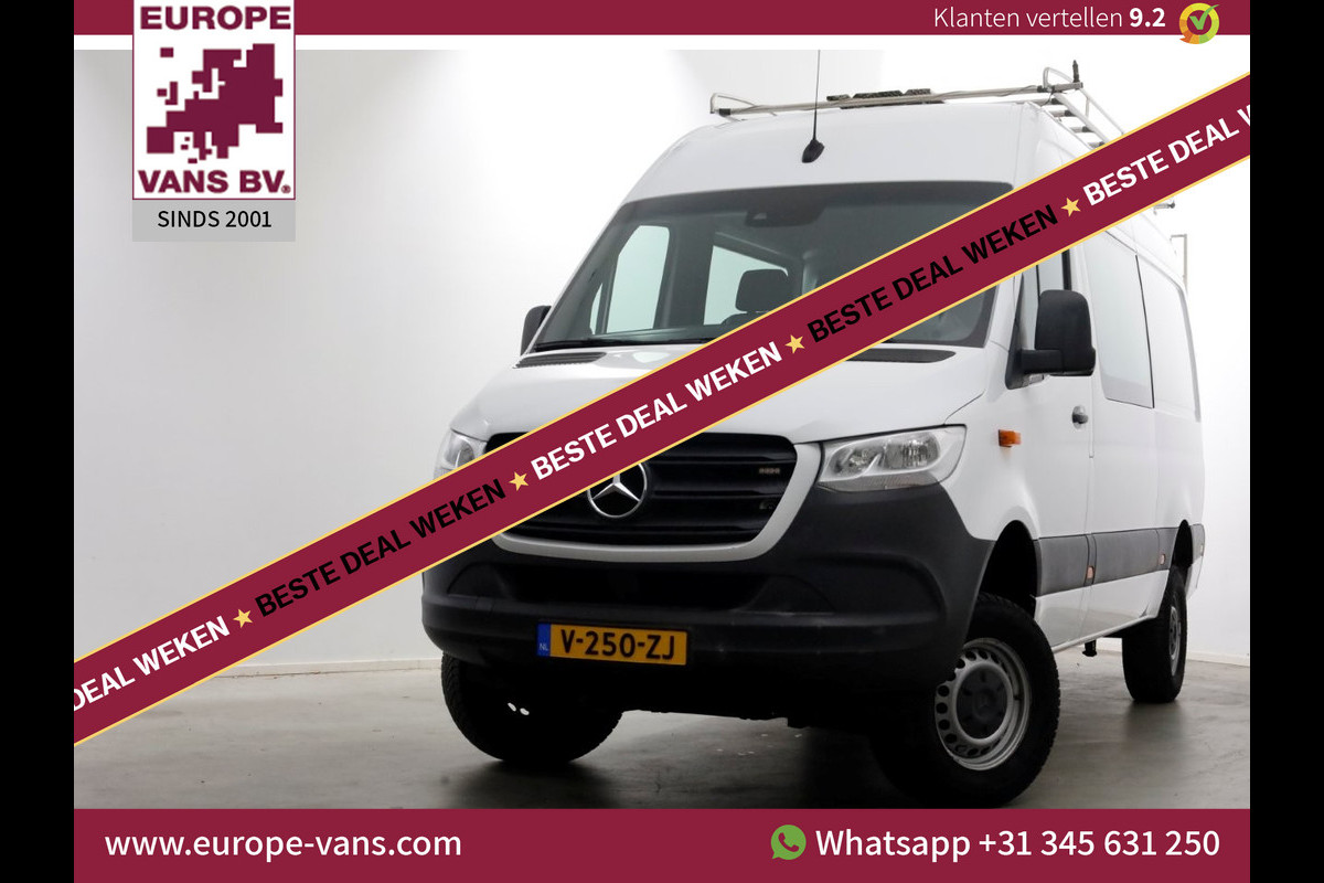 Mercedes-Benz Sprinter 314 CDI 143pk E6 L2H2 4x4 ZG1 D.C. Airco/Navi/Trekhaak 2800kg 05-2019