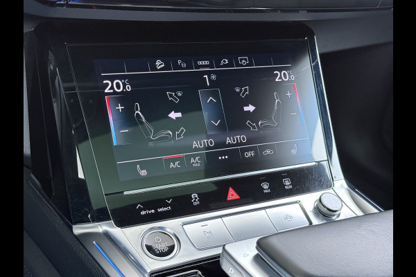 Audi e-tron 55 Quattro Advanced Edition Plus 95kWh Panoramadak Leder/Alcantara Adap.Cruise Camera Apple Carplay Android Auto Navi Ecc SOH 86 Elek.Stoelen+Memory+Verwarmd Elek.Achterklep Lmv 21" Keyless Privacy Glas Led DAB Dealeronderhouden Origineel Nederlandse Auto