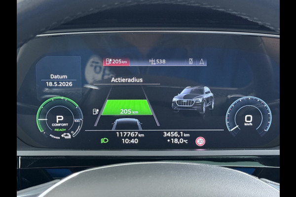 Audi e-tron 55 Quattro Advanced Edition Plus 95kWh Panoramadak Leder/Alcantara Adap.Cruise Camera Apple Carplay Android Auto Navi Ecc SOH 86 Elek.Stoelen+Memory+Verwarmd Elek.Achterklep Lmv 21" Keyless Privacy Glas Led DAB Dealeronderhouden Origineel Nederlandse Auto