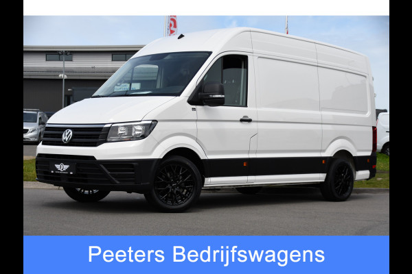 Volkswagen Crafter 35 2.0 TDI L3H3 PB Edition Cruise, Carplay, Sensoren, geveerde stoel, Trekhaak, 140pk, Automaat, Multimedia, Uniek!