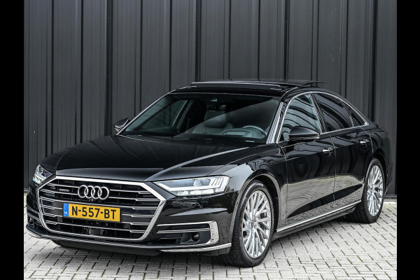 Audi A8 55 TFSI quattro Pro Line Plus 55 TFSI QUATTRO PRO LINE PLUS | LUCHTVERING | STANDKACHEL | VIRTUAL COCKPIT | LUCHTVERING | ADAPTIVE CRUISE | STOELVERWARMING EN -VENTILATIE | MASSAGE | 360 CAMERA | PANORAMADAK | LED | STUURVERWARMING | HEAD-UP | AMBIANCE INTERIEUR | SOFT-CLOSE |