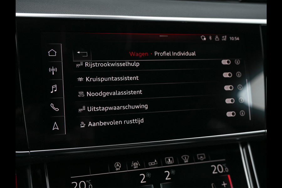 Audi A8 55 TFSI quattro Pro Line Plus 55 TFSI QUATTRO PRO LINE PLUS | LUCHTVERING | STANDKACHEL | VIRTUAL COCKPIT | LUCHTVERING | ADAPTIVE CRUISE | STOELVERWARMING EN -VENTILATIE | MASSAGE | 360 CAMERA | PANORAMADAK | LED | STUURVERWARMING | HEAD-UP | AMBIANCE INTERIEUR | SOFT-CLOSE |