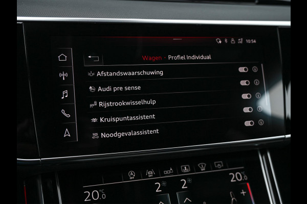 Audi A8 55 TFSI quattro Pro Line Plus 55 TFSI QUATTRO PRO LINE PLUS | LUCHTVERING | STANDKACHEL | VIRTUAL COCKPIT | LUCHTVERING | ADAPTIVE CRUISE | STOELVERWARMING EN -VENTILATIE | MASSAGE | 360 CAMERA | PANORAMADAK | LED | STUURVERWARMING | HEAD-UP | AMBIANCE INTERIEUR | SOFT-CLOSE |