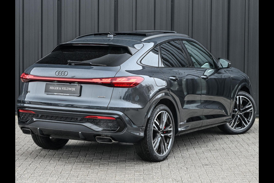 Audi Q5 Sportback 2.0 TFSI e-hybrid quattro S edition Luchtvering | S-stoelen | Panoramadak | Elektr. trekhaak | Digital Oled | Adaptive Cruise | Tech Plus | 360 Camera | Memory | Ambiance interieur |