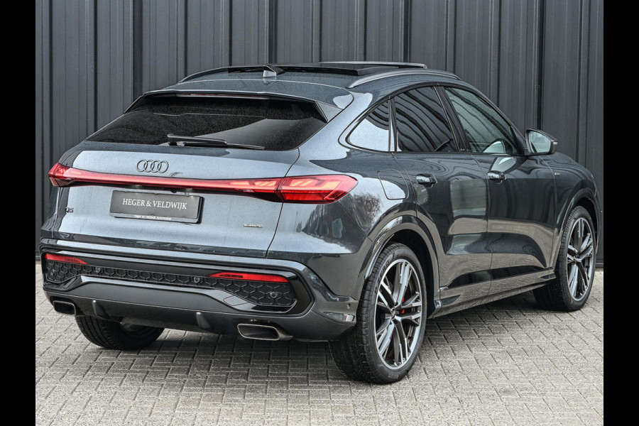 Audi Q5 Sportback 2.0 TFSI e-hybrid quattro S edition Luchtvering | S-stoelen | Panoramadak | Elektr. trekhaak | Digital Oled | Adaptive Cruise | Tech Plus | 360 Camera | Memory | Ambiance interieur |
