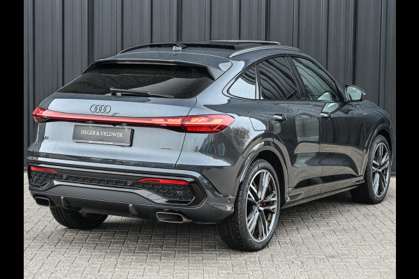 Audi Q5 Sportback 2.0 TFSI e-hybrid quattro S edition Luchtvering | S-stoelen | Panoramadak | Elektr. trekhaak | Digital Oled | Adaptive Cruise | Tech Plus | 360 Camera | Memory | Ambiance interieur |