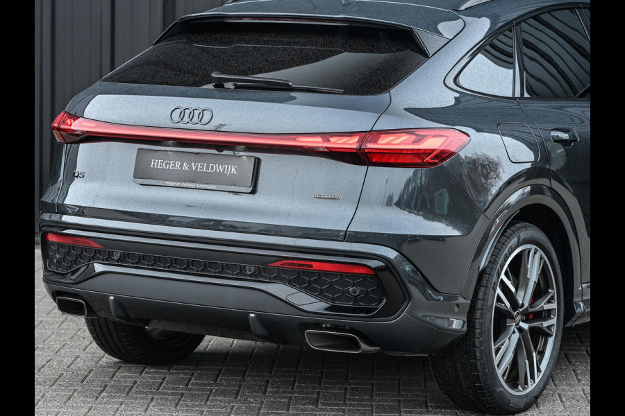 Audi Q5 Sportback 2.0 TFSI e-hybrid quattro S edition Luchtvering | S-stoelen | Panoramadak | Elektr. trekhaak | Digital Oled | Adaptive Cruise | Tech Plus | 360 Camera | Memory | Ambiance interieur |