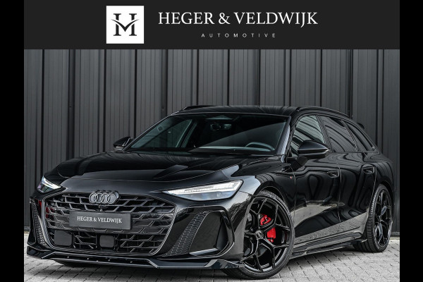 Audi A6 Avant 3.0 TFSI 368PK Quattro S-Edition Panoramadak | Luchtvering | Head-up display | 6-cilinder | Stoelgeheugen | 4-Wiel besturing | Tech Pro | Adaptive cruise control | B&O audio | S-stoelen | Ambiance verlichting | Carbon inleg | Styling kit | 4-Zone climate