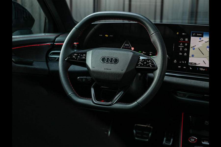 Audi A6 Avant 3.0 TFSI 368PK Quattro S-Edition Panoramadak | Luchtvering | Head-up display | 6-cilinder | Stoelgeheugen | 4-Wiel besturing | Tech Pro | Adaptive cruise control | B&O audio | S-stoelen | Ambiance verlichting | Carbon inleg | Styling kit | 4-Zone climate