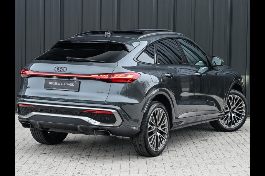 Audi Q5 Sportback 2.0 TFSI e-hybrid quattro S edition 367pk | S-stoelen | Panoramadak | Elektr. trekhaak | Oled verlichting | Adaptive cruise control | Tech Plus | 360 Camera | Memory | Ambiance interieur