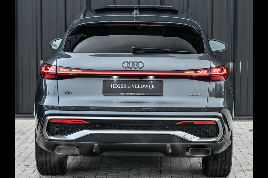 Audi Q5 Sportback 2.0 TFSI e-hybrid quattro S edition 367pk | S-stoelen | Panoramadak | Elektr. trekhaak | Oled verlichting | Adaptive cruise control | Tech Plus | 360 Camera | Memory | Ambiance interieur