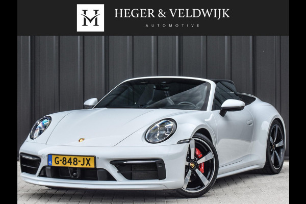 Porsche 911 Cabrio 3.0 Carrera 4 S NL-Auto 451pk | Sport design pack | Achteras besturing | Lift systeem | Sport chrono | 18-wegs memory seats | Burmester sound | Adaptive cruise | Carbon pack | Matrix led | 360 camera | Nw prijs 236.000