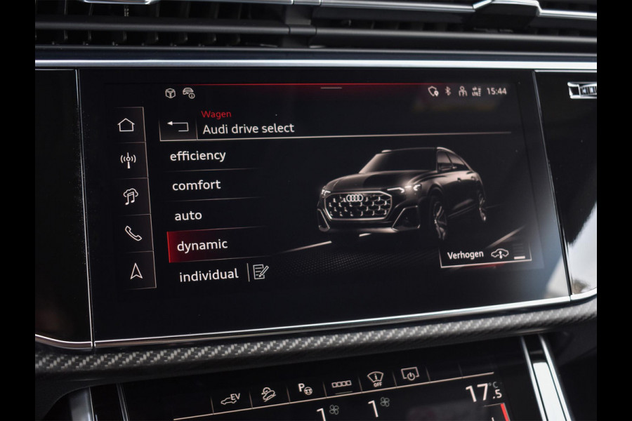 Audi Q8 60 TFSI e quattro Pro Line S Competition | B&O advanced | Audi exclusive | 5 jaar garantie | Panoramadak | massage stoelen | 4 wiel besturing | Alcantara hemel | Soft-close | Elektr. Trekhaak | Achteras besturing | Oled achterlichten
