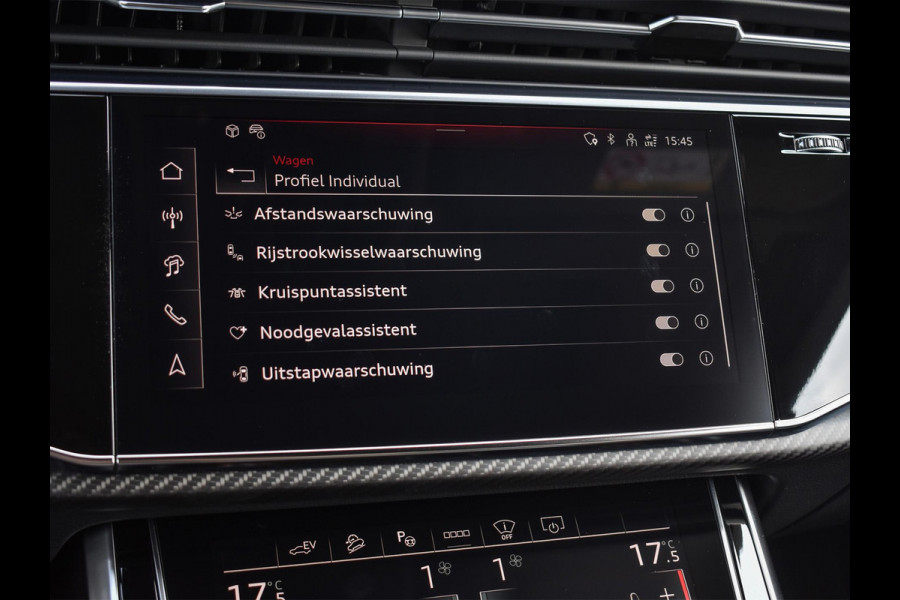 Audi Q8 60 TFSI e quattro Pro Line S Competition | B&O advanced | Audi exclusive | 5 jaar garantie | Panoramadak | massage stoelen | 4 wiel besturing | Alcantara hemel | Soft-close | Elektr. Trekhaak | Achteras besturing | Oled achterlichten