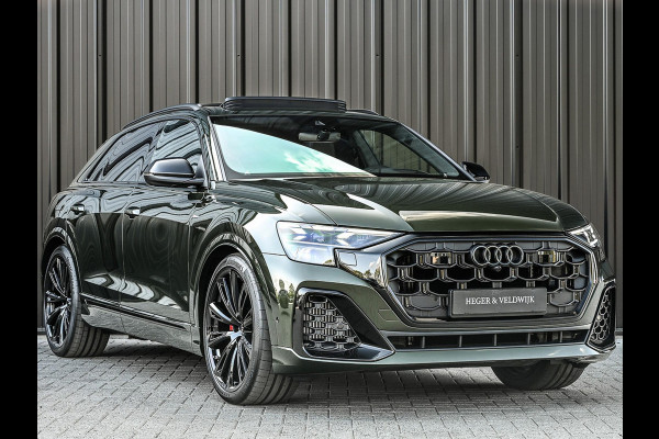 Audi Q8 60 TFSI e quattro Pro Line S Competition | B&O advanced | Audi exclusive | 5 jaar garantie | Panoramadak | massage stoelen | 4 wiel besturing | Alcantara hemel | Soft-close | Elektr. Trekhaak | Achteras besturing | Oled achterlichten