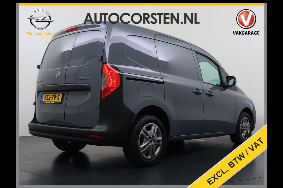 Mercedes-Benz Citan 108 CDI L1 Pro Airco Cruise Control Camera Apps Bluetooth DAB Euro 6 Schuifdeur Rubberenvloer Wandbetimmering Licht-/regensensor Dealeronderhouden 1e Eigenaar Origineel Nederlandse Auto
